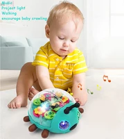 Electric Music with Light Beetle Toys 360° Rotation Walking Cute Interactive Sound Toy Early Education Toys for Kids Baby Childs 2