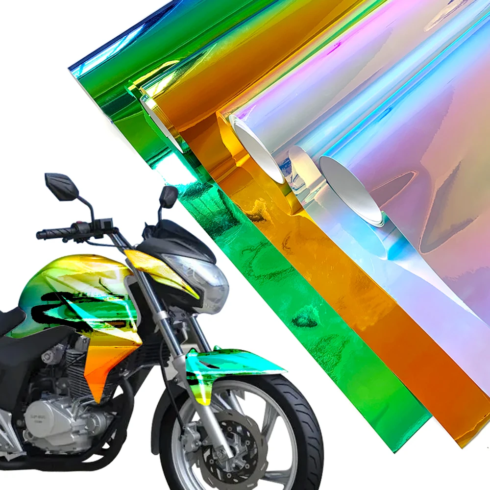Mt10 Chameleon Wrap Bike Car Sticker Laser Plating Automobiles
