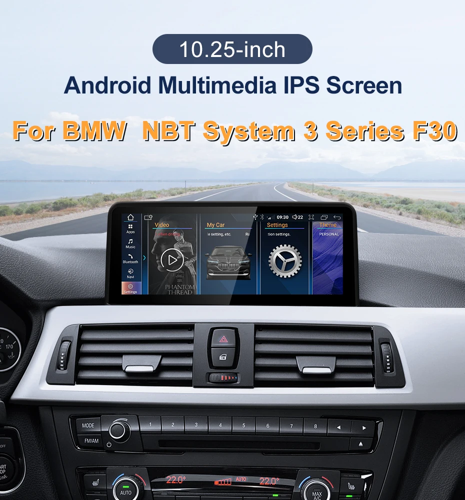 New ID6 ID7 ID8 UI Android System Wireless Carplay AUTO For BMW 1/3/4 Series F20