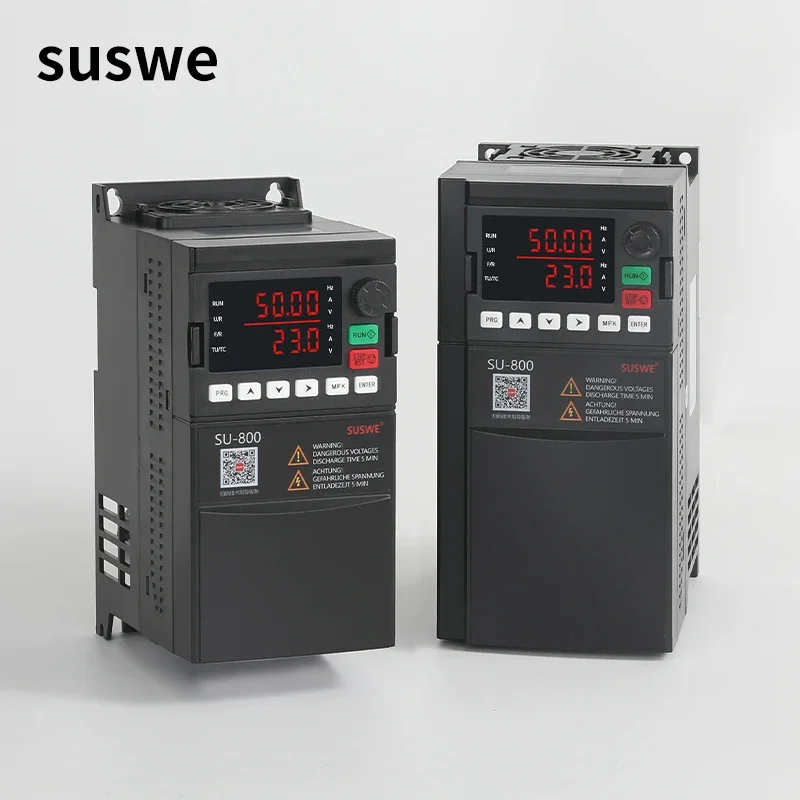 SU800 고성능 VFD 인버터, 가변 주파수 드라이브 컨버터, 3 상 모터용, 220V, 380V, 0.75KW, 1.5KW, 2.2KW