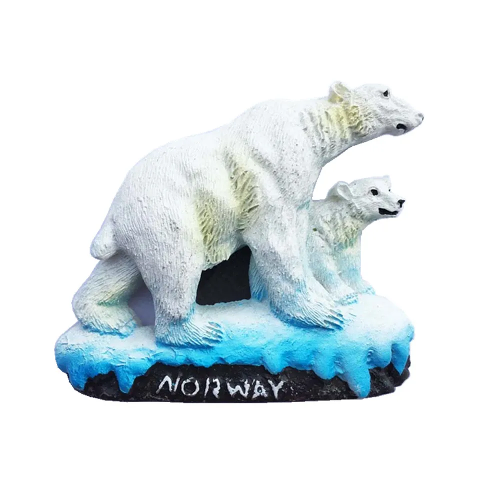 Alaska USA 3D Elk Bear Refrigerator Magnet Souvenir Resin Collection...