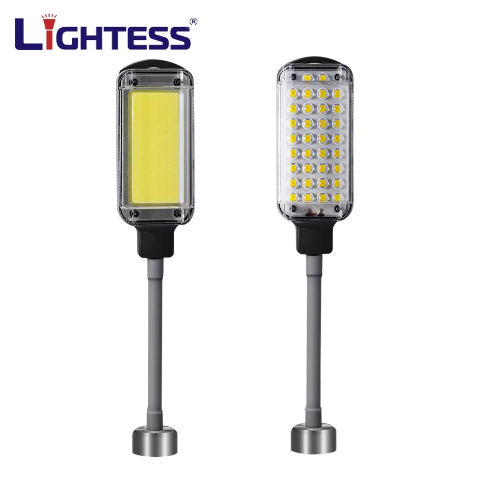Work Light LED Flashlight Bright Vehicle Repair Lamp With Magnet USB Rechargeable Folding Portable Torch Camping