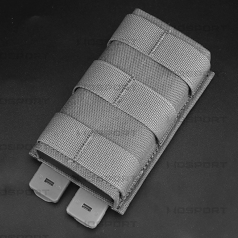 

Tactical 5.56 Magazine Pouch Molle Mag Holster AK AR M4 AR15 Rifle Pistol Single Mag Bag for Hunting Shooting Military Airsoft