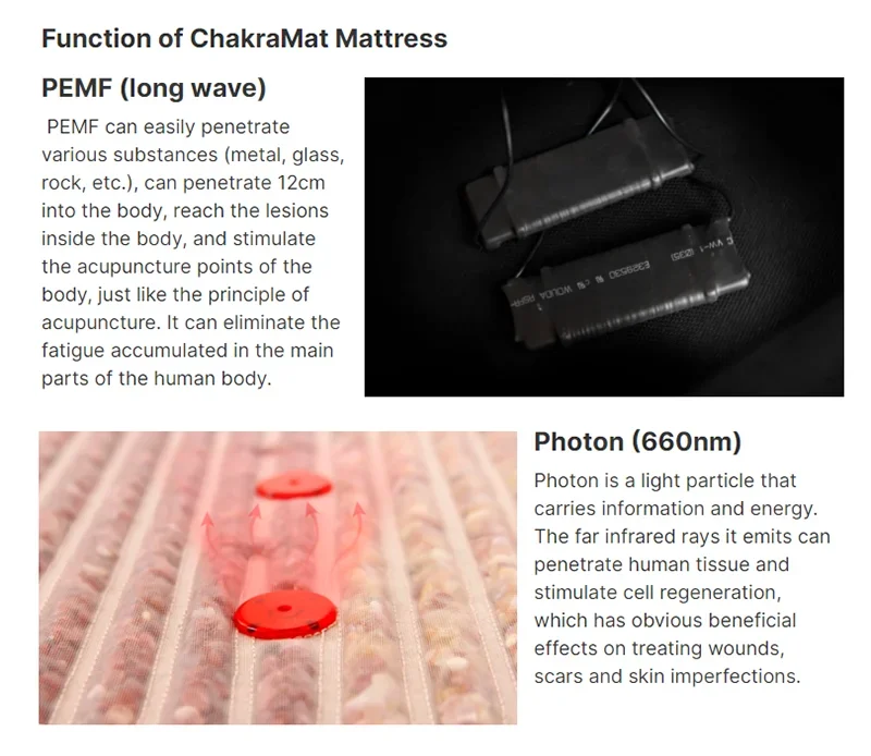 PEMF Therapy Mat functions