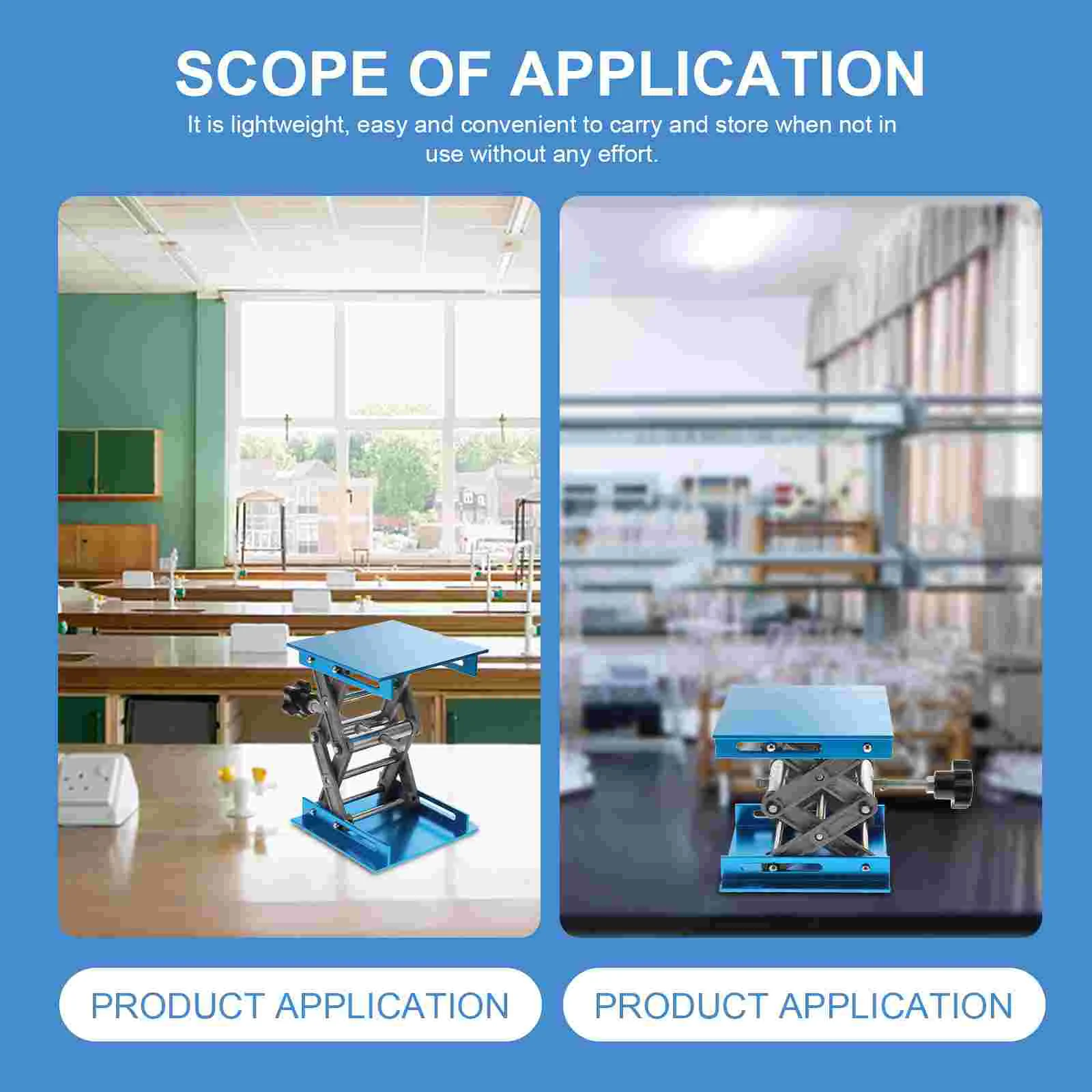 Aluminium Material Safe Lightweight Portable Storage Lifting Platform Crane Hoist Equipment Aluminium Lifting Jack