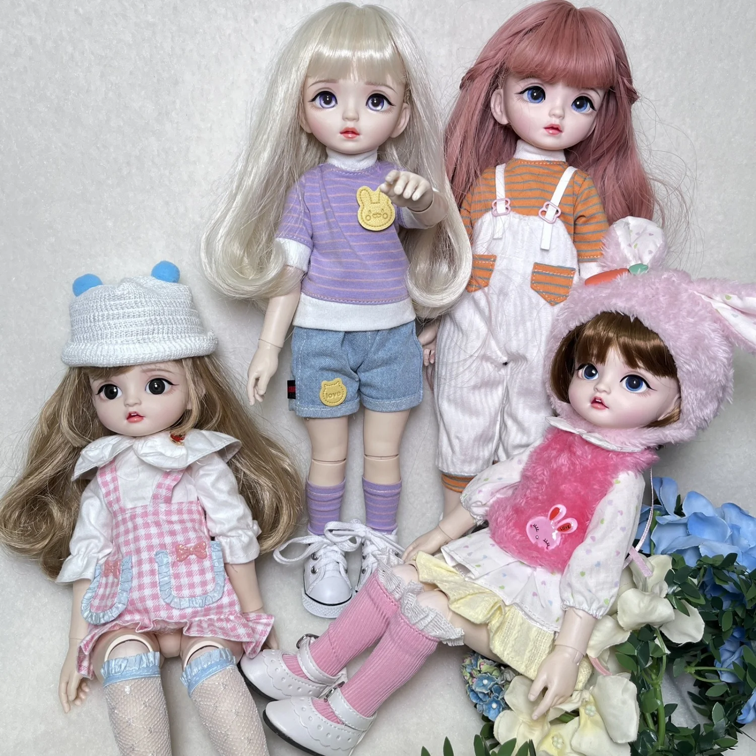 

Duoding Sister Mjd Doll Mechanical Joint Bjd Doll Princess Doll Girl Gift 3D True Eye 32cm High. Toys for Girls Doll Body 1/6