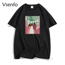 

Vintage The Dunes 709 Tee Shirt Men Women Issa Rae Insecure TV Show T Shirt Print Cotton Men's T-shirt Unisex Summer Clothing