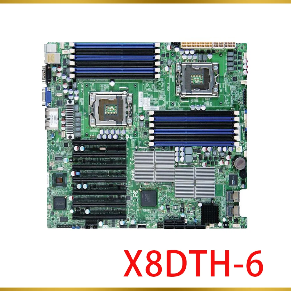 Per Supermicro Dual Ioh36 Sasii Xeon Pc Board Serie 5600/5500 Ddr3 Broadcom 2008 Controller Sas A 8 Porte 6 Gb/S X8Dth-6