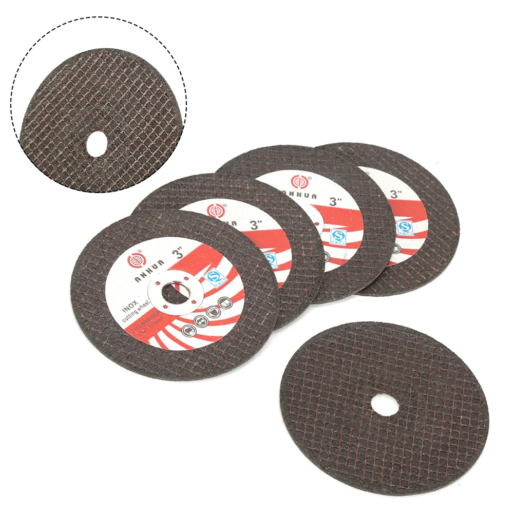 

5pcs Mini Cutting Disc Circular Resin Grinding Wheel Wood Metal Saw Blade 75mm For Angle Grinder Saw Blade