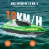 VEVOR HJ819 RC Boat 2.4GHz 12 km/h High Speed Remote Control Racing Boat Waterproof Electric Radio Toys for Boys 14Y+ Gifts 3