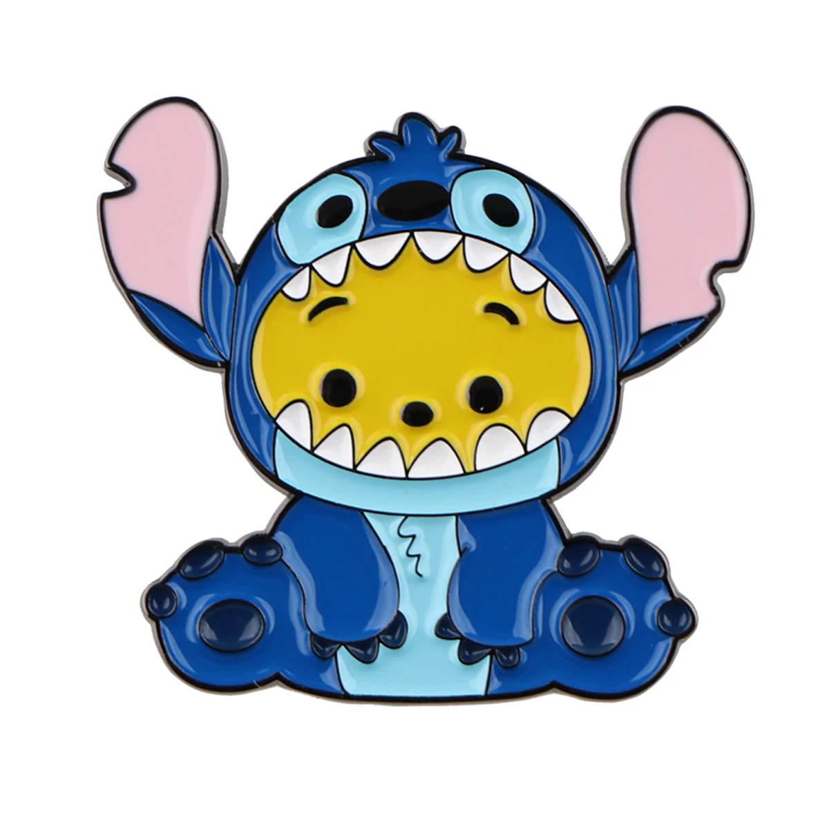 

Blue Alien Badges On Backpack Cartoon Lapel Pins Enamel Pin Cute Anime Things Brooch For Coat Pines Cosplay Accessories Toys