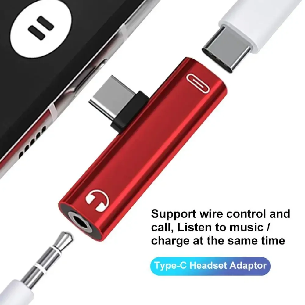 Aluminum Type C to 3.5mm Audio Converter Cable