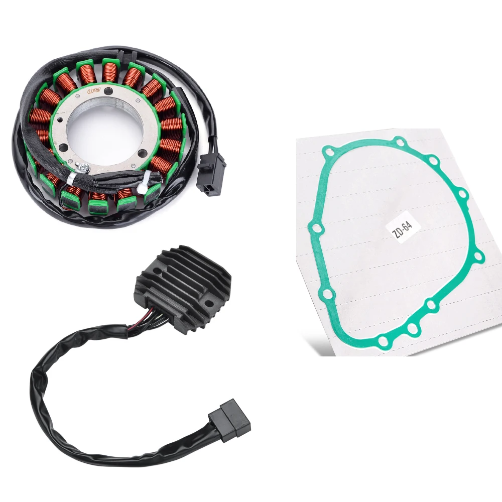 ユウ Stator Coil Gasket Regulator Rectifier Kit For Kawasaki