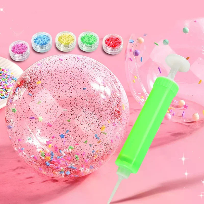새로운 1 세트 어린이 선물 애완 동물 나노 접착제 DIY 블로우 버블 나노 접착제 양면 테이프 끈끈한 볼 테이프 공예 장난감