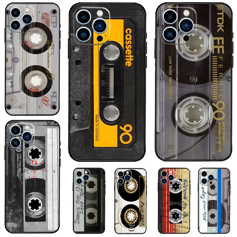 Vintage Cassette Tape Retro Style Phone Case Cover
