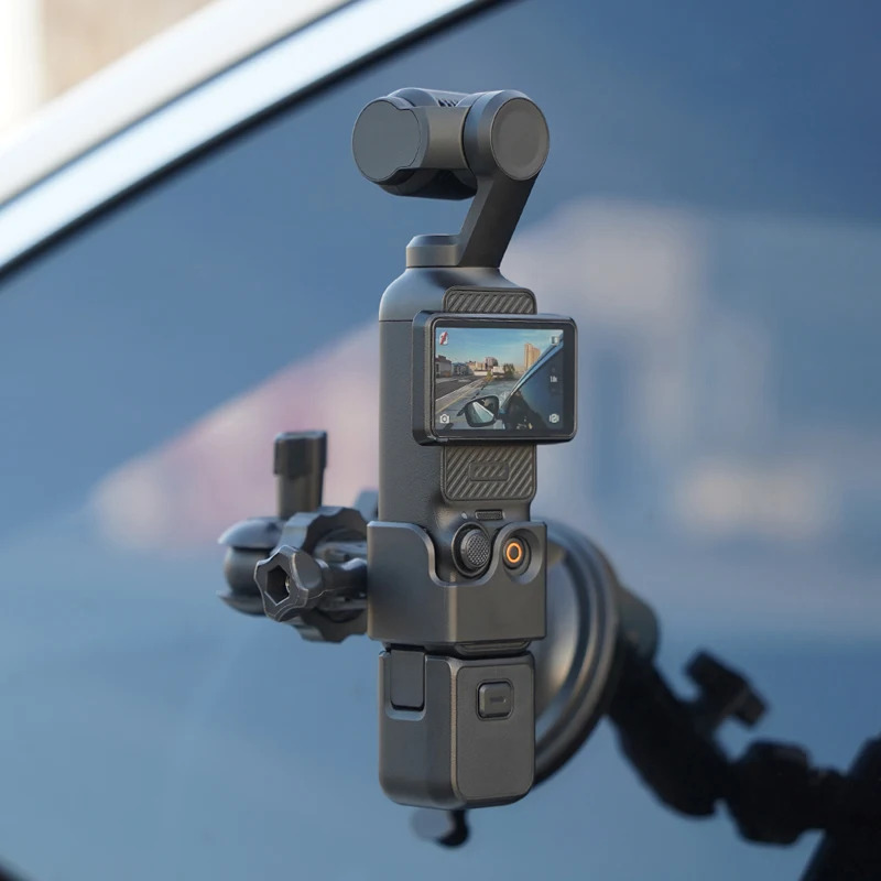 Action Camera Car Mount Adapter Suction Cup Gimbal Camera Car