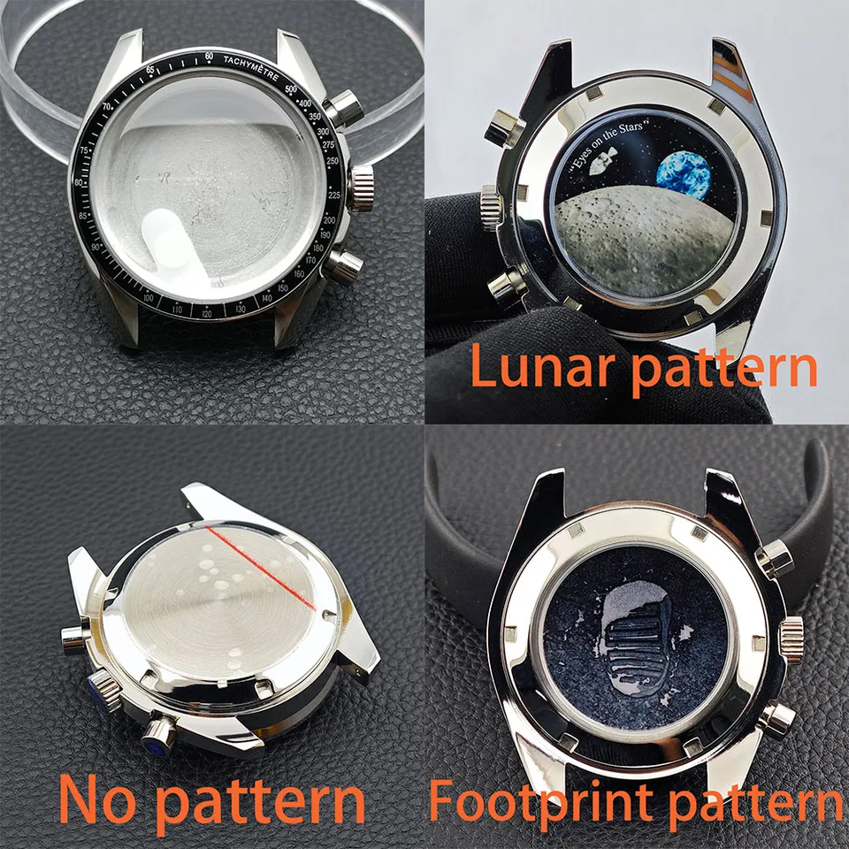 男性用金属ケース,時計ケース20mm,vk63ムーブメントに適合