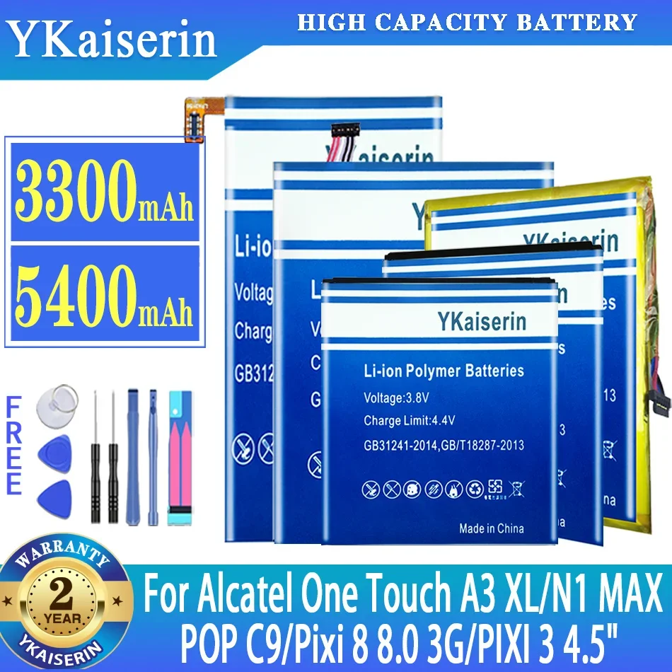 Batteria Ykaiserin Per Alcatel One Touch Pixi 3 4.5 "8 8.0 3G 5019D 5017A 9005X Ot-9005X/One Touch A3 Pop C9 Dual M823 N1 Max