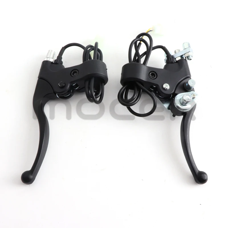 Water Proof 7/8'' Right Dual Twin Minimoto Left Handle Brake Levers For 47Cc49Cc Pocket Dirt Bike Gas Scooter Mini Moto Atv Quad