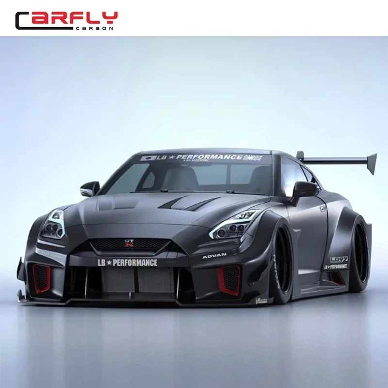 LB Style Car Carbon Fiber GTR R35 Body Kit for Nissa n GT-R custom - Image 3