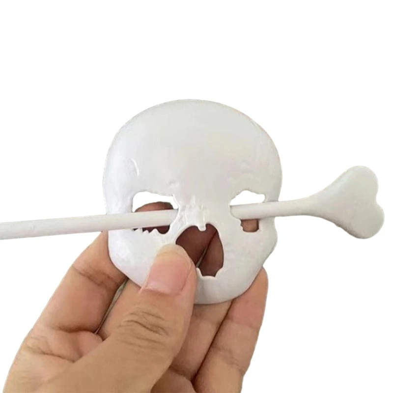

Updo Hairpin Novelty Skull Hair Sticks Halloween Headdress Party Gothic Headwear