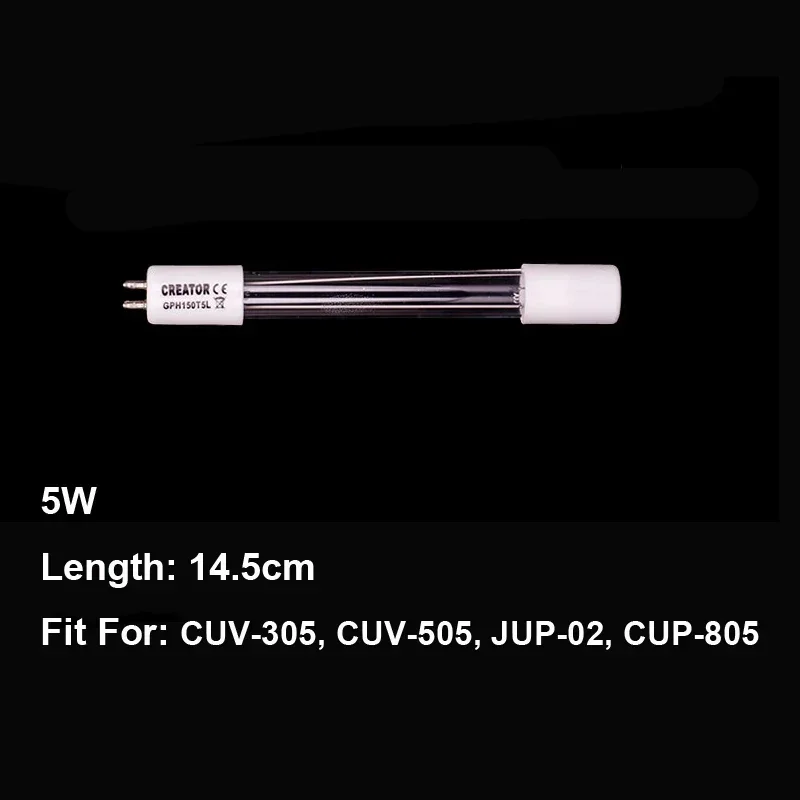 3W/5W/7W/9W/10W/13W Filter Accessories Spare Parts UV Germicidal Lamp Bulb 3