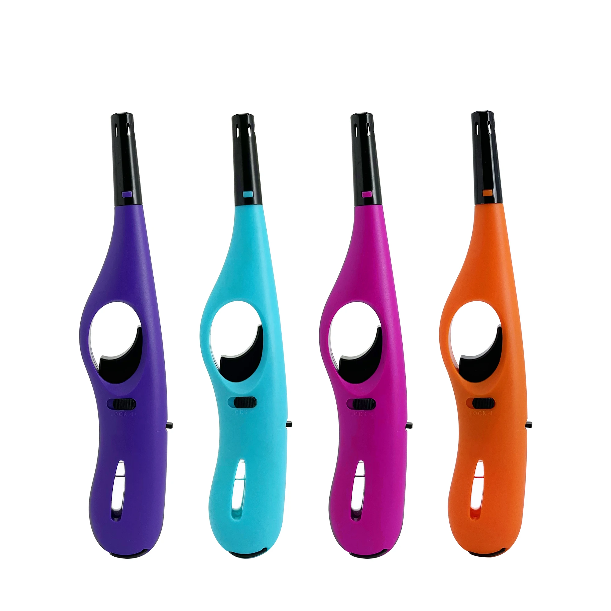 4pcslotUtilityLighterMultipurpose807LongLighterwithSafety