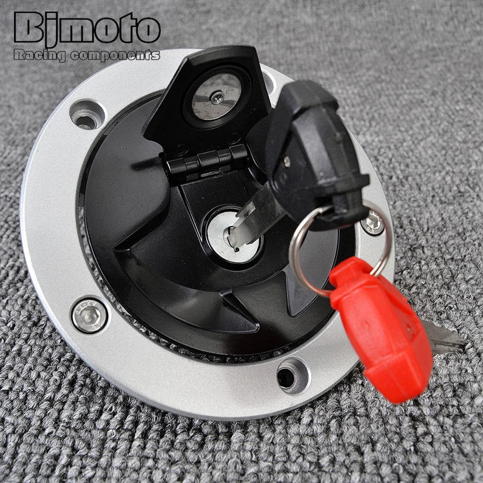 ZX 10R Fuel Gas Cap Ignition Switch Seat Lock with Key Kit For