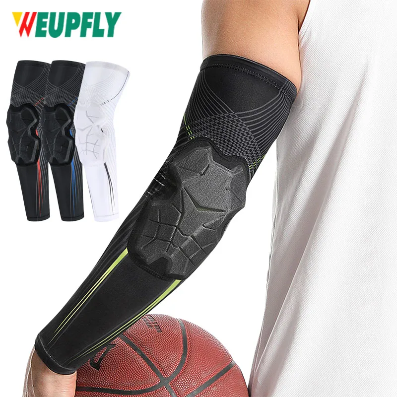 

1Pcs Elbow Pads with Padded Compression Shield Shape Arm Sleeves for Protection - Suitable for Basketball, Volleyball