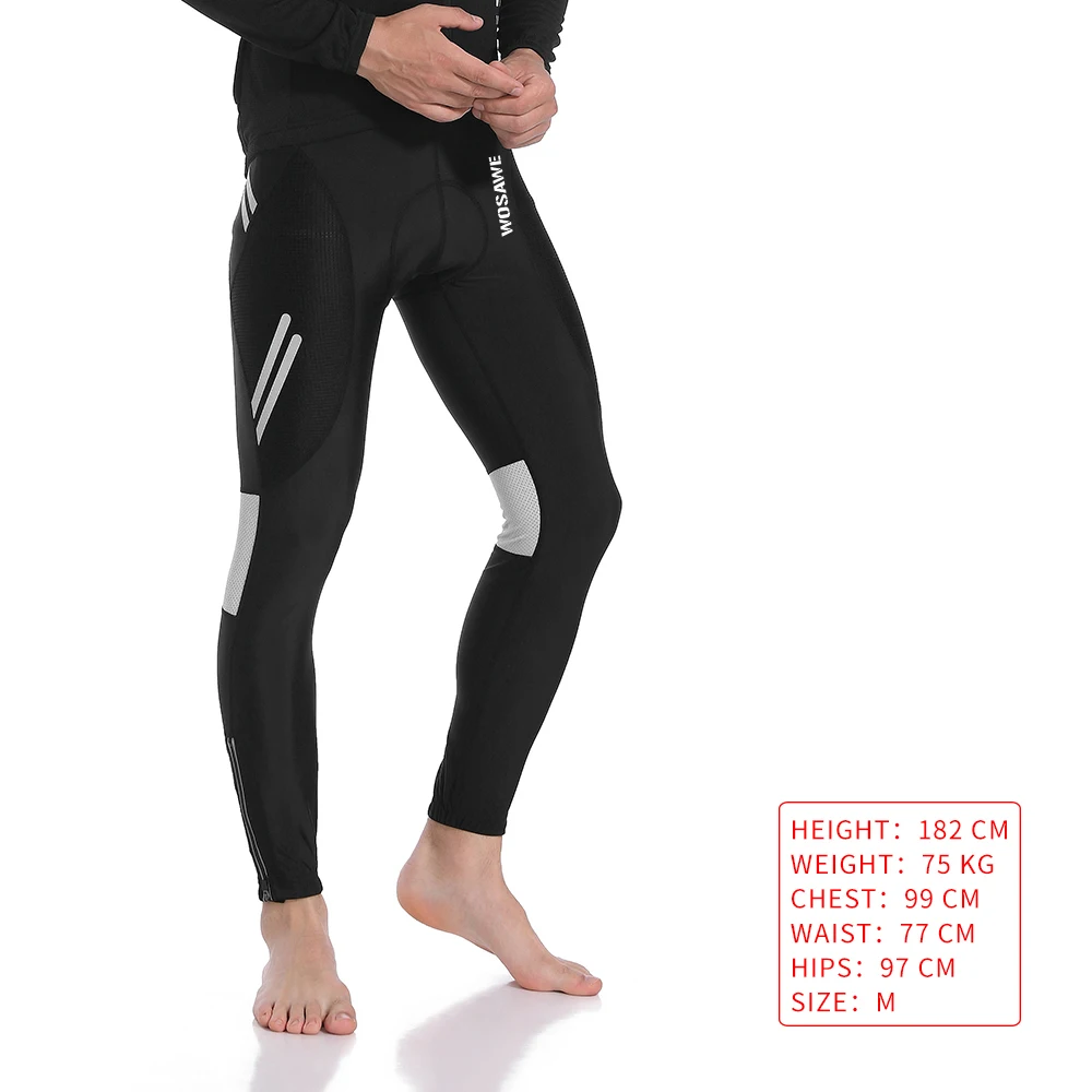 Men Cycling Tights for MTB Bike Downhill Mountain Bicycle