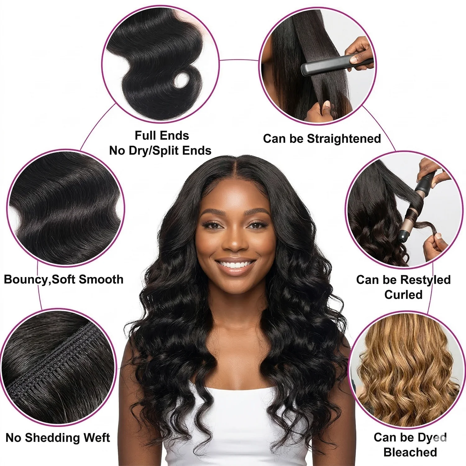 16A Body Wave Bundles Human Hair Brazilian Virgin Weave Hair 14A 30 40 Inch Unprocessed Remy Raw Hair Bundles Extensions Deals 6
