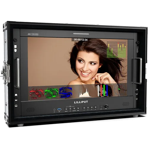 LILLIPUT Q18 12G-SDI/4KH DMI Signal 17.3 inch Professional Production Studio Monitor 3840X2160 3D-LUT 400nits Broadcast Quality