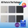 Microfiber Cleaning Cloth, 6 Pack - Premium Cloth for Glasses, Lens, Screens & More 20CM*20CM BY Dhoptical 3