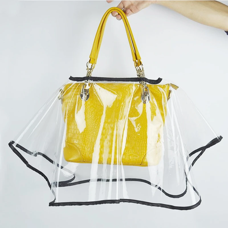 de plástico transparentes impermeables para bolso de mano de buena calidad, a prueba de Polvo lluvia|Cubiertas para la lluvia| - AliExpress