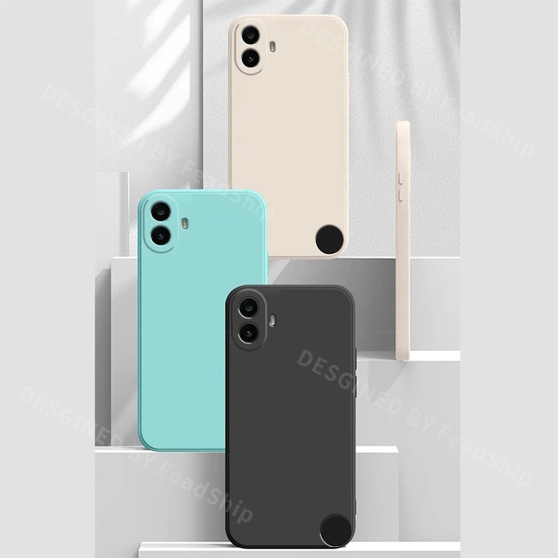 Luxury Shockproof Silicone Phone Case with Screen Protector
