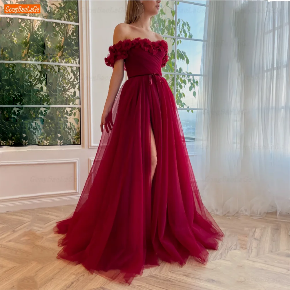 輝く高品質な Y´s ワイズ RANDOM TULLE FLOWER BELT DRESS レディース