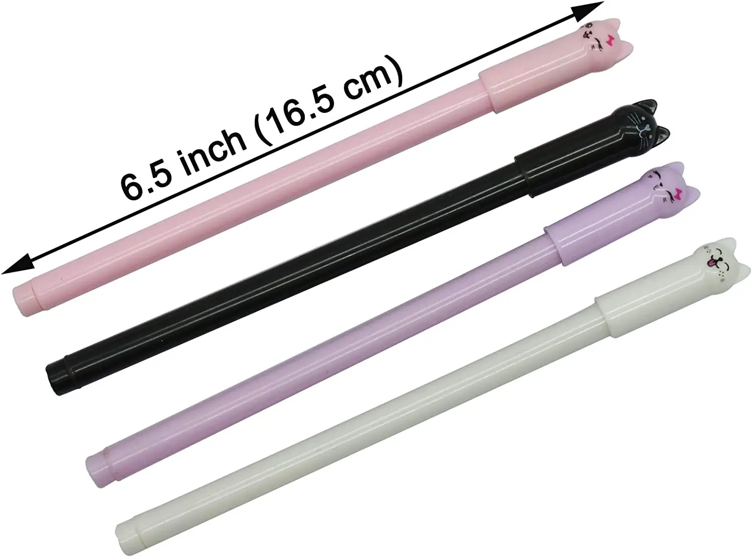 Cute Cat Pen 0.5 mm Gel Kawaii Pens Black Ball Point Japanese Pens