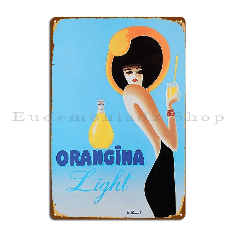 Orangolation Vintage Metal Sign Club Design Club Party Design Cinema Tin Sign Poster