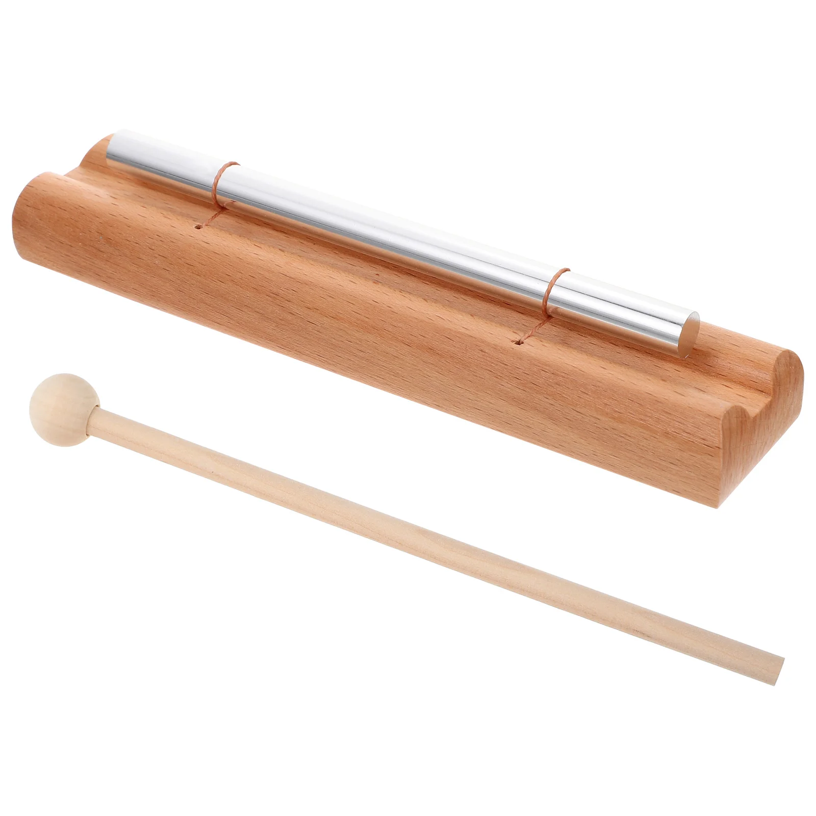 

One Phoneme Orff Instruments for Children Musical Percussion Kids' Toys Energy Chime Metal with Mallet Meditation Chimes Wooden