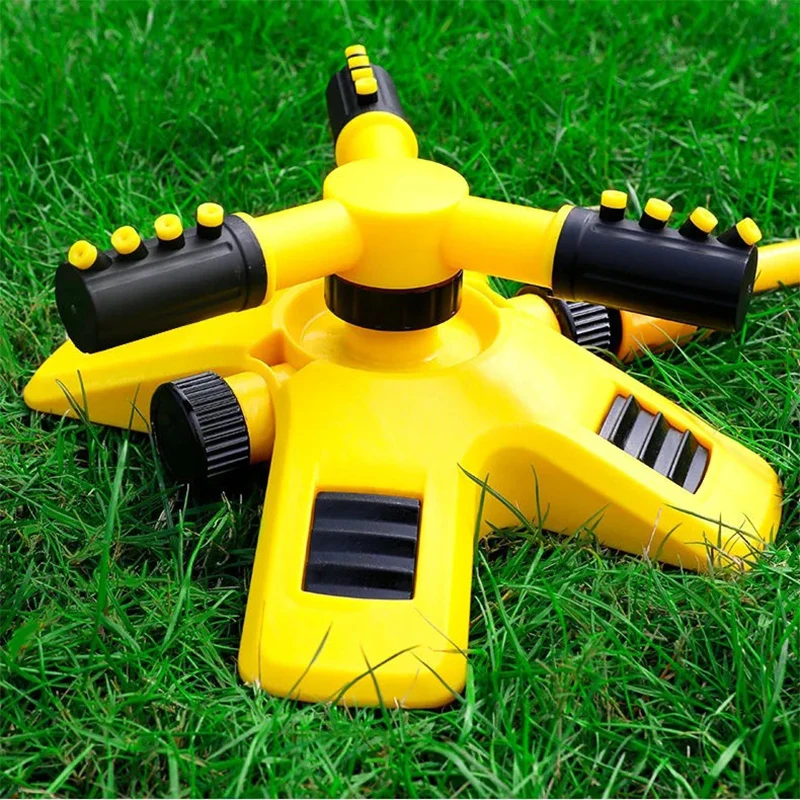 

360 Degree Automatic Rotating Garden Lawn Sprinkler Yard Garden Large Area Coverage Water Sprinkler Irrigation Water Sprayer
