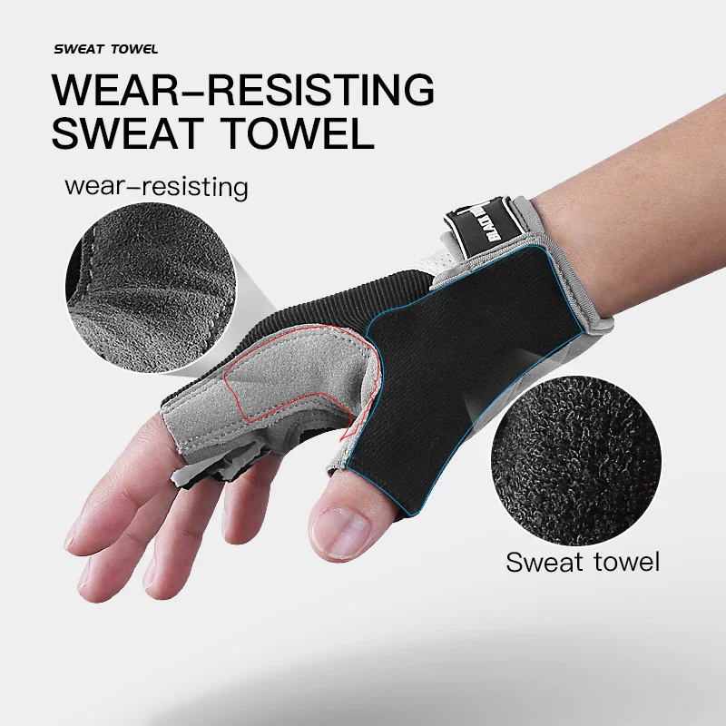 Shockproof GEL Pad Cycling Gloves Half Finger Sport Resistance Men Women Summer Gym Fitness MTB Bike Gloves 3
