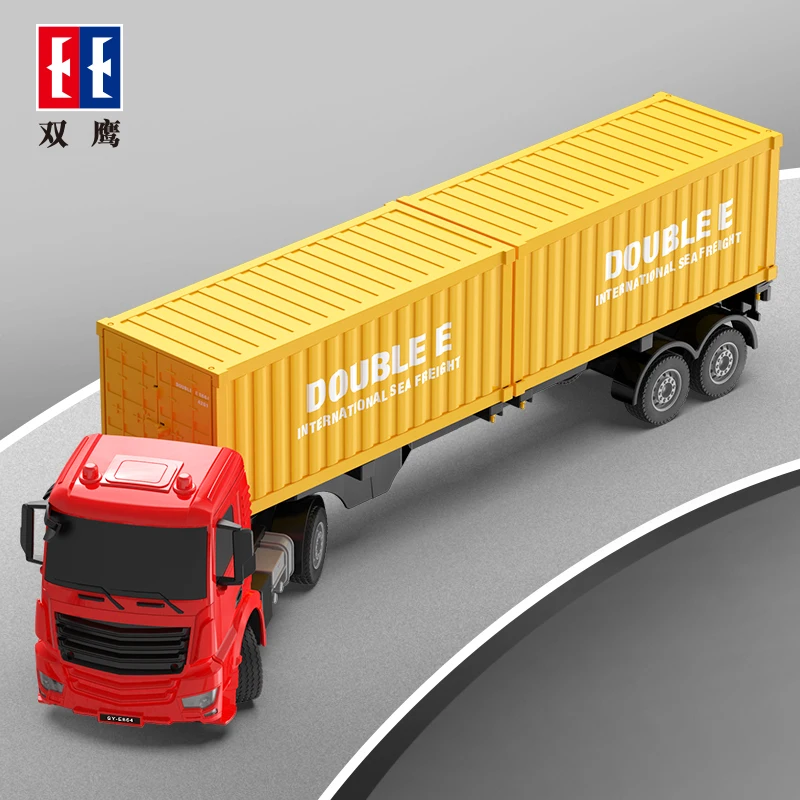 Double E Rc Truck Large Trailer E663/664 Cars Trucks Remote Control Excavator Trailer Set Truck Toy Car Gift for Boys