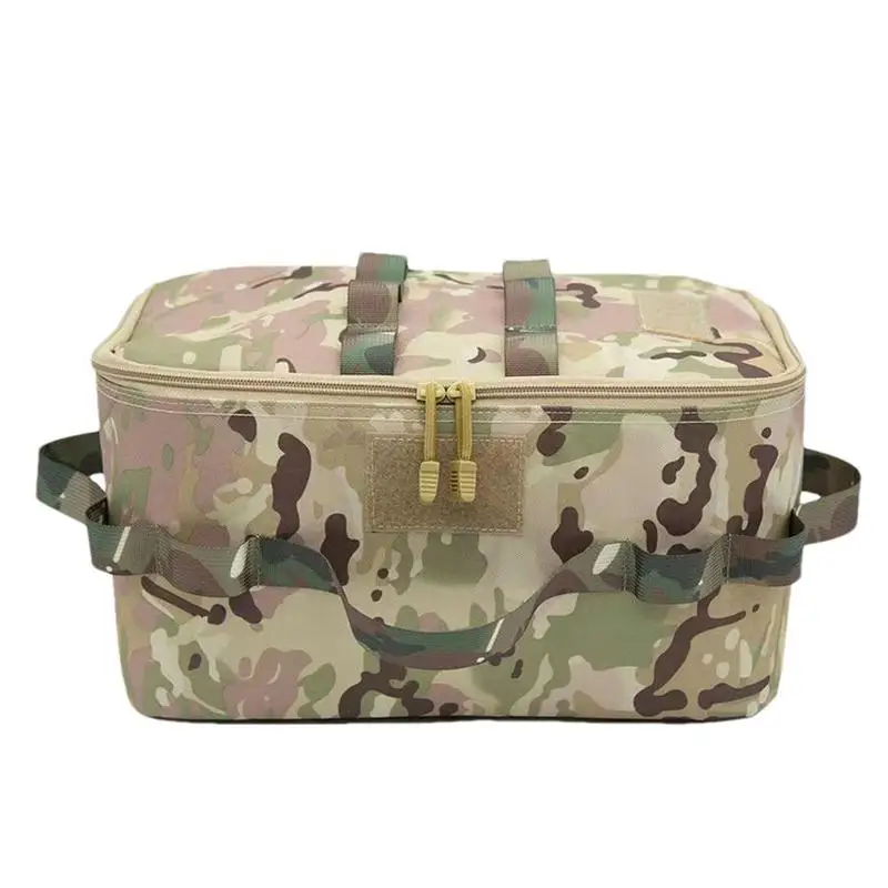 

Single Burner Stove Bag Stove Carrying Case Storage Bag Portable Hiking Stove Carrying Case With Zipper & Removable Divider