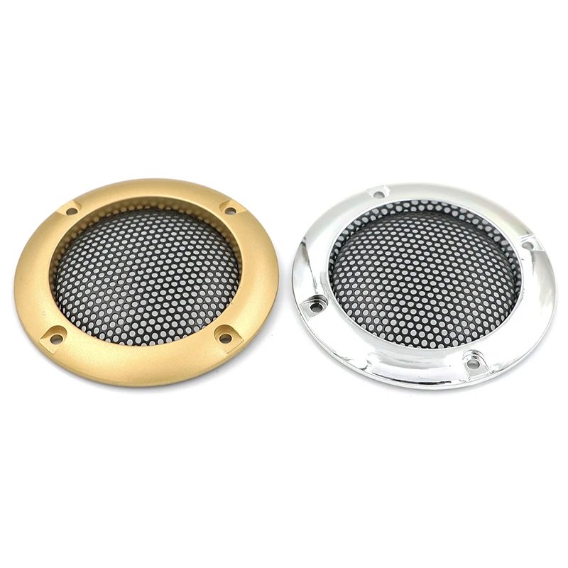 2pcs 2" inch Audio speaker cover decorative circle metal mesh grille audio speaker cover