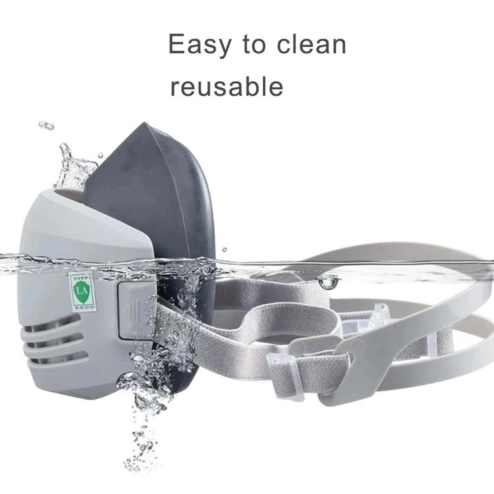 Dust proof Half Face Mask with Filter Cotton Respirator Anti Industrial Building Fog Safety dust mask face masks