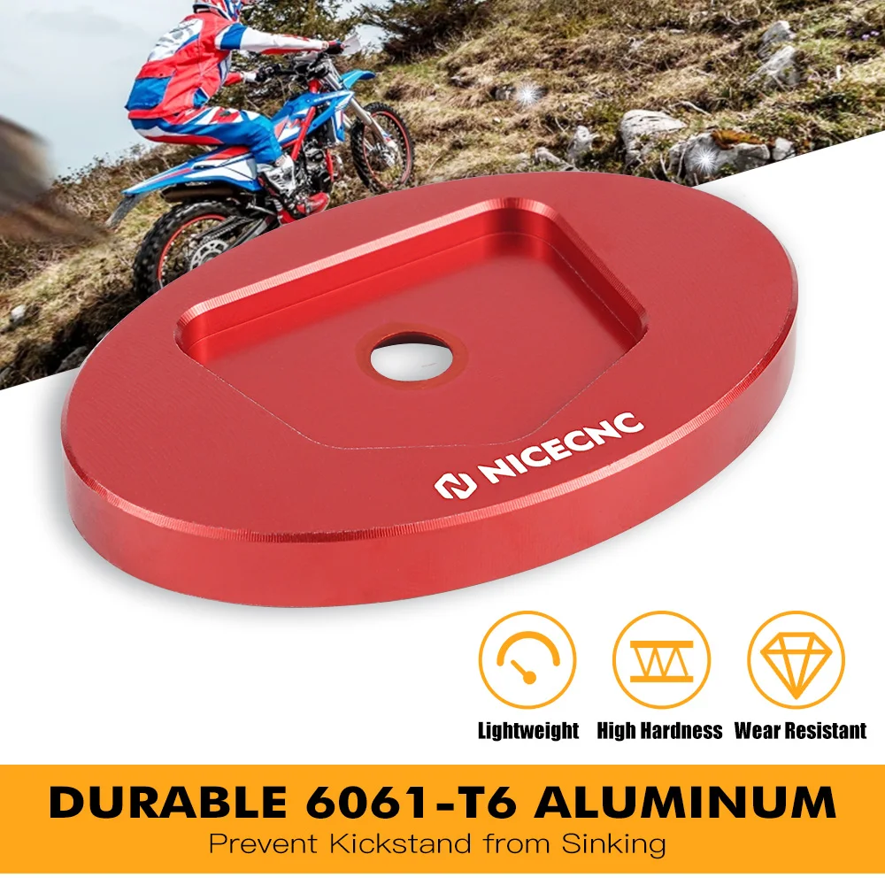 NICECNC Kickstand-Verlängerungsplatte für Beta RR300 RR250 XTRAINER 300RR125 RR200 RACING RR-S350 RR-S390 RR-S430 RR-S500 2020–2024 – Detail 6