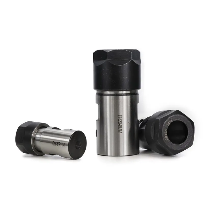 Spring Collet Tool Holder Collet Chuck Lathe Tool Holder Spring Collet Chuck Collet Chuck Holder Engraving Collet Chuck Lathe Tool Wrench Nut Collet Collet Clamping Tool 1pc ER11 ER16 ER20 4mm-16mm Collet Chuck Shaft Lathe Tools Spindle Extension Rod Milling Cutt