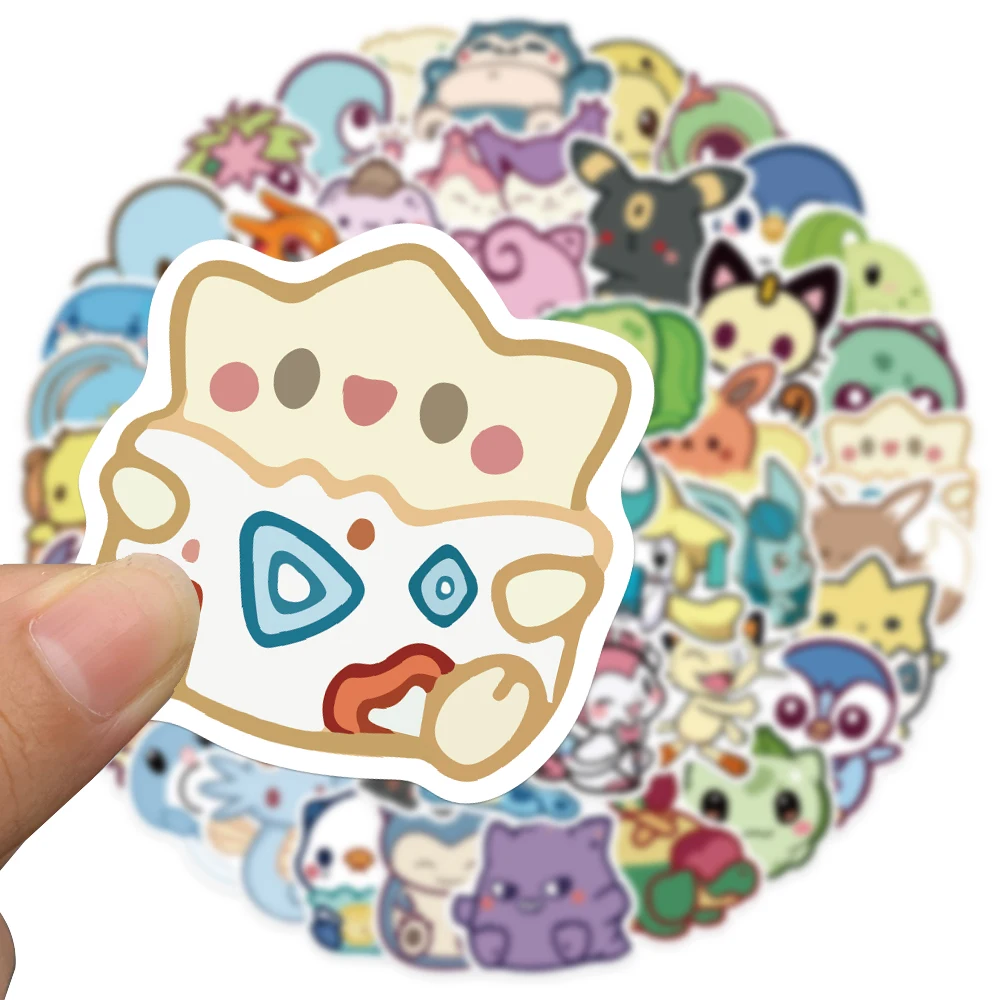 10/30/50PCS Cute Pokemon Anime Cartoon Stickers Car Guitar Motorcycle Luggage Suitcase DIY Classic Toy Funny Decal Kid Sticker cartoon stickers decorative stickers anime stickers pokemon stickers kawaii stickers car sticker decal