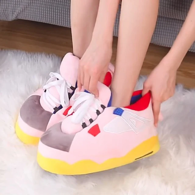 Cozy High-Top Plush Slippers for All Ages with Anti-Slip Thick Soles - Image 4