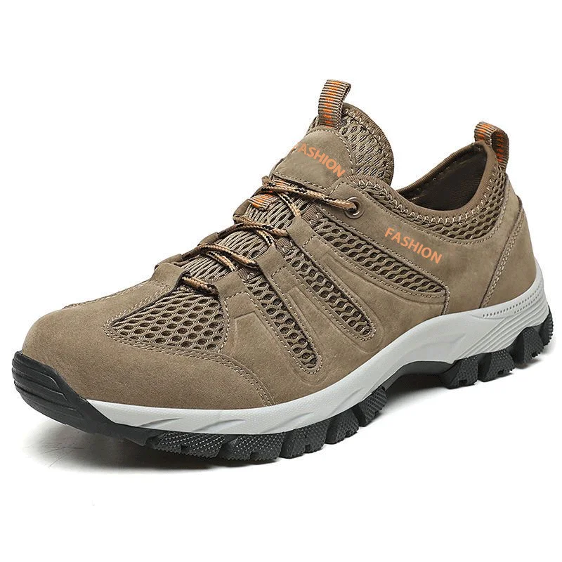 Waterproof golf shoes for men with ankle support, comfortable walking shoes for women, non-slip golf shoes.